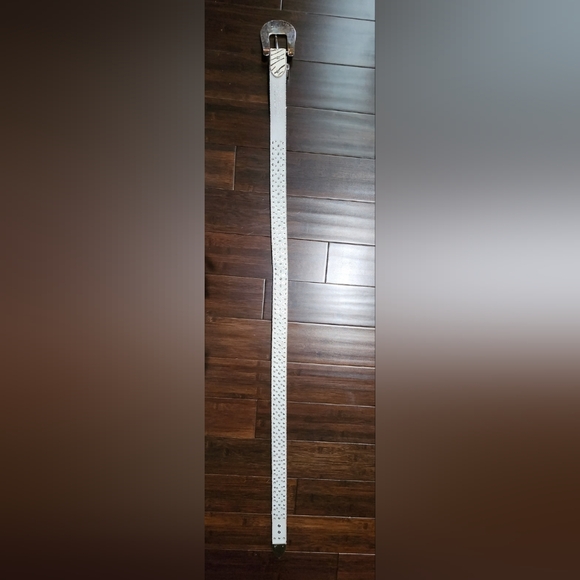 Women's Atlas Cowgirl Belt Zebra Print with Stones size XL - Picture 3 of 6